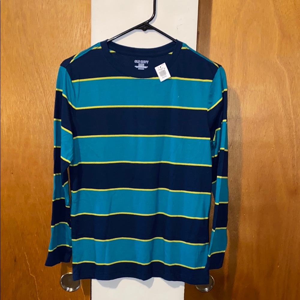 💙💛💚NWT Old Navy Blue, Green and Yellow Long Sleeve Tee